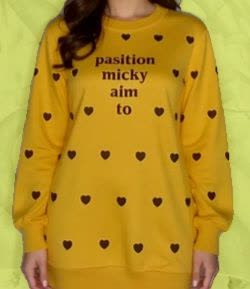 بلوز آستین بلند اسپان پنبه قلبی